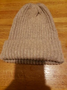 Damen Strick Beanie Strumpf Mütze Rosa - Bild 1 von 2