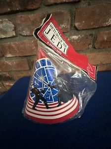 Vintage "Star Wars Return of the Jedi Party Hats" (1983 SEALED NOS Pack of 8) - Picture 1 of 6