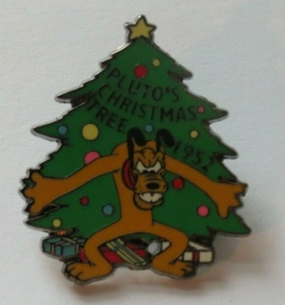 Prendedor de dibujos animados Disney Store 100 años de sueños #86 Plutón árbol de navidad 1952 Foto 1 de 1