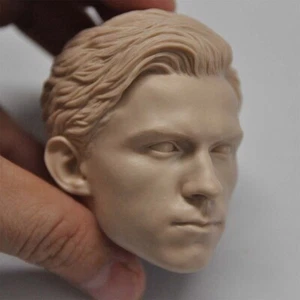 1:4 Spider-Man Tom Holland Head Sculpt For 18" Male Soldier Action Figure Body - Picture 1 of 8
