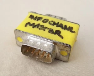 SCALA InfoChannel IC400/IC500 Master Yellow 9pin Dongle for Commodore Amiga - Afbeelding 1 van 3