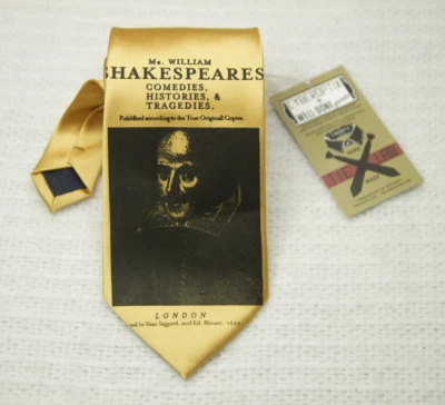 Corbata de William Shakespeare Cyberoptix + bienes bien hechos hecha a mano Foto 1 de 4