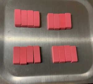 Gomas de borrar rosas a granel para escuela y oficina paquete de 16 gomas de borrar rosas grandes - Imagen 1 de 3