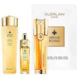 USA SELLER * GUERLAIN Abeille Royale Best Sellers Skincare Set: OIL SERUM LOTION