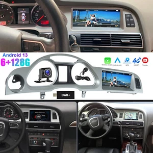DAB+ 4G LET 6+128GB Für Audi A6 C6 4F MMI 2G 05-2009 Autoradio Android14 Carplay - Bild 1 von 19