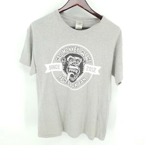 Gas Monkey Garage T Shirt Mens Large Facebook Fan 2012 Gray Short Sleeve - Picture 1 of 5