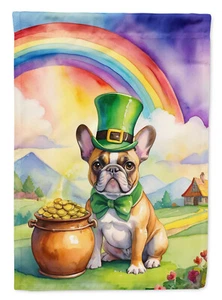 French Bulldog St Patrick's Day Flag Garden Size DAC5540GF - Picture 1 of 3