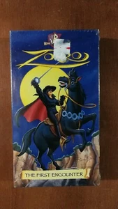 The Adventures of Zorro - The First Encounter (VHS, 1998) - NEW FACTORY SEALED - Foto 1 di 2