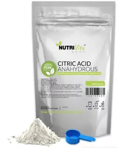 3X 5 lbs (15 lbs) 100% ÁCIDO CÍTRICO PURO ANHIDRO - GRADO KOSHER/USP32 - Imagen 1 de 2