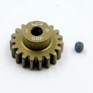 Yeah Racing- Tamiya 19T Pinion Gear 0.8 module equivalent # 54629 for DT02 DT03 - Picture 1 of 2