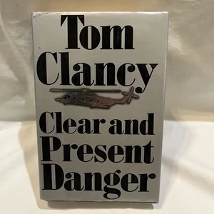 Clear and Present Danger by Tom Clancy (1989 Hardcover) 1st Edition 1st print - Picture 1 of 9