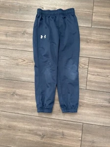 Boys Blue Athletic Joggers - Under Armour - Size 4 - Picture 1 of 1
