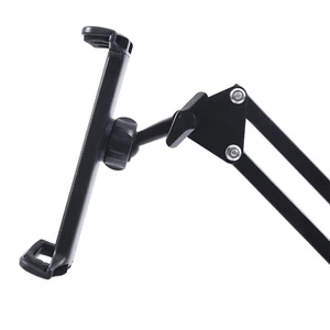 Adjustable Floor Mount Tripod Stand Holder Bracket for 4-17cm Tablet iPad Phone - Picture 1 of 17