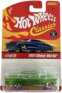 Hot Wheels Classics Series 1 1957 Chevy Bel Air (Green) #1 of 25 2004 - Picture 1 of 2