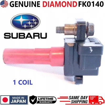 GENUINE DIAMOND x1 Ignition Coil For 2002-2005 Subaru Impreza 2.0L H4, Saab 9-2X - Image 1 of 4