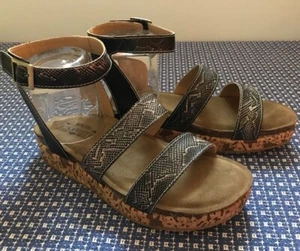 L'Artiste by Spring Step Christina Leather Ankle Strap Sandal, size 41 - Picture 1 of 8