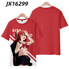 Anime Bocchi The Rock Cosplay Casual Short Sleeve T-shirt Unisex Tee Top R03