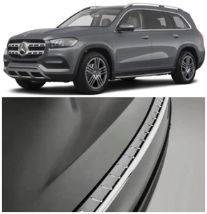 Cubierta protectora de umbral trasero cromado OE para Mercedes Benz GLS 2020-2024 - Imagen 1 de 8