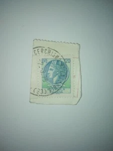 francobollo Serie Turrita Siciliana Siracusana Da 120 Lire. - Picture 1 of 1