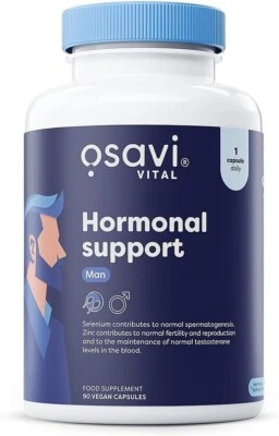 Osavi Hormonal Support Man – 90 vegane Kapseln (599,68 EUR/kg) - Bild 1 von 3