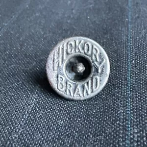 HICKORY BRAND Antique Replacement Donut Overall Stud BUTTON 5/8" Metal - Picture 1 of 5