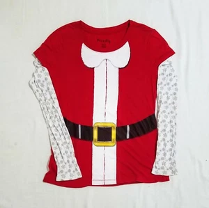 Wound Up XXL (19) Holiday Christmas Santa Graphic Long Sleeve T-Shirt - Picture 1 of 6