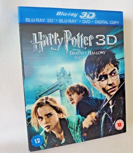 Harry Potter and The Deathly Hallows Part 1. 3D+2D Blu-ray,Lenticular Slipcover - Picture 1 of 12