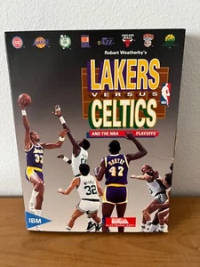 Robert Weatherby Lakers Versus Celtics IBM PC 5.25" Disk 1989 Rare EA - Picture 1 of 18