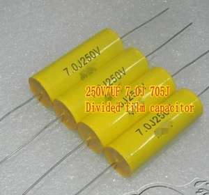 Condensador de película axial 250V7UF división de frecuencia condensadores HiFi horizontales - Imagen 1 de 1