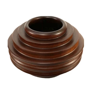 Art Deco Design Mango Wood Bowl - Picture 1 of 6