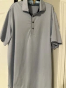 NWT Grayson & Dunn Golf Collection Men Performance Blue Polo Shirt XL - Picture 1 of 7