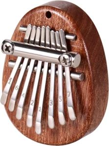 8 Key Mini Kalimba Thumb Piano Finger Percussion Keyboard Mini Kalimba Key Ring - Picture 1 of 12
