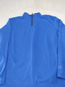 Starter Men's XL 46-48 Blue 1/4 Zip Long Sleeve Pullover Jacket Pre-owned - Picture 1 of 9