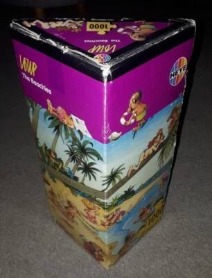 Vintage Heye Loup The Beachies 1000 Piece Jigsaw Puzzle Complete 2001 48 x 68cm - Image 1 of 4