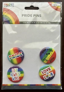 Pride Pins Love is Love New - Picture 1 of 5