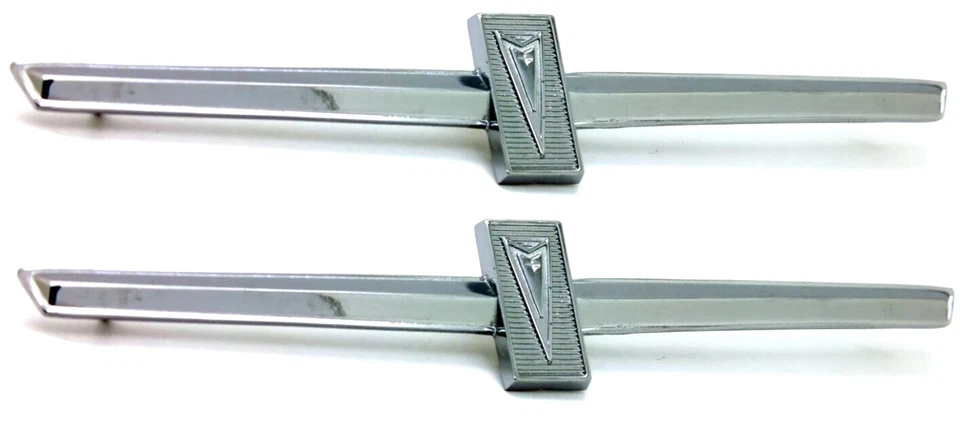 Door Panel Emblem Set For 1964 Pontiac GTO Lemans Tempest & 1965 Lemans USA Made - Image 1 of 4