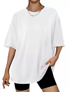 Trendy Queen Womens Oversized Summer T Shirts Business Casual Dressy Tops Bea... - Picture 1 of 6