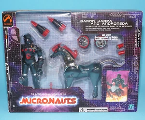 MICRONAUTS BARON KARZA & ANDROMEDA COMPLETE BOXED MIB 2002 PALISADES BOX - Bild 1 von 10