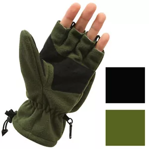 Guantes de francotirador sin dedos guantes retráctiles lana transpirable táctico militar - Imagen 1 de 9