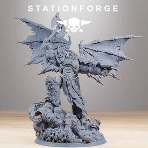 Corrupted Daemon Archon, Chaos Prince, Marine Core, Stationforge - Picture 1 of 5