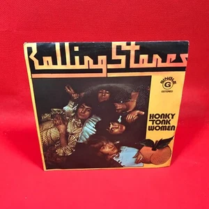 THE ROLLING STONES Honky Tonk Women 1976 Portuguese 7" vinyl single 45 record - Picture 1 of 4