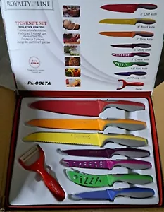7 + 1 tlg Messerset Royalty Line Messer Set mit Gratis Sparschäler - Bild 1 von 2