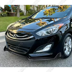 Alerón labial delantero pintado de negro para hatchback para 13-17 Hyundai Elantra GT hatchback - Imagen 1 de 5