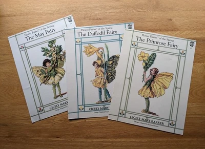 'FLOWER FAIRIES OF THE SPRING TRIO' ~ Counted Cross Stitch Charts - Image 1 of 4