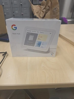 Google Nest Hub (7-inch 2nd Gen.) Smart Display BRAND NEW UNOPENED SEALED BOX - Image 1 of 4