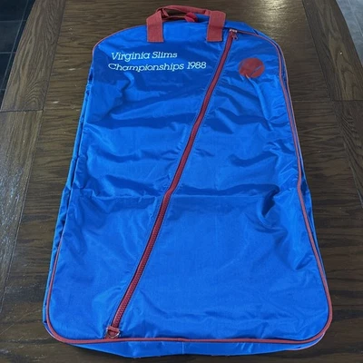 Vintage 1988 Virginia Slims Championship Garment Bag Travel Bag - Image 1 of 4