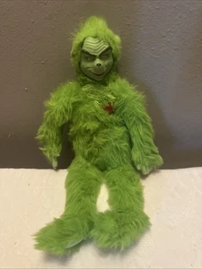 Dr. Seuss der Grinch, der Weihnachten stahl Plüsch 14 Zoll rot leuchtendes Herz, grüne Puppe - Bild 1 von 4