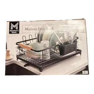 Member's Mark Modern Dish Rack With Utensil Caddy And Glassware Holder - Picture 1 of 2
