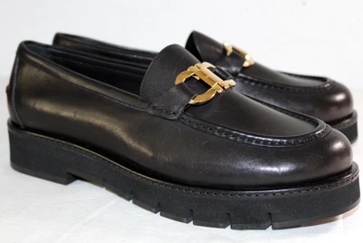 Mocasines sin cordones Ferragamo Gancini-Placa Logo Hebilla Maryan 10,5 nuevos sin caja Foto 1 de 4