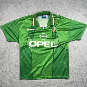 Maglia calcio vintage Umbro Repubblica d'Irlanda 1994 retro home uomo media - Foto 1 di 16